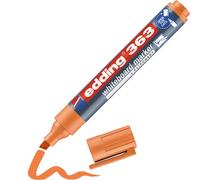 edding 363 marcador para pizarras blancas - naranja - 1 rotulador - punta biselada 1-5 mm - rotulador para pizarra blanca, borrado en seco - pizarra blanca, flipchart, tablón de notas