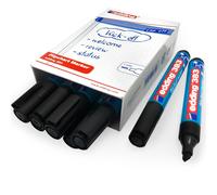 Edding 383 Rotafolio Rotulador - 1-5mm - Punta de Cincel - Negro - Pack De 10