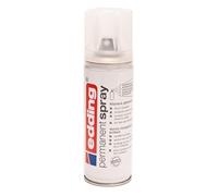 edding 5200 spray permanente de laca transparente - transparente mate - 200 ml - spray de pintura acrílica con acabado mate - para sellar y proteger la pintura - pintura acrílica transparente