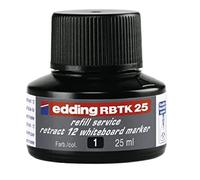 Edding 4 de rbtk25001 recarga de tinta rbtk 25 para Service Retract 12 Whiteboard Marker, 25 ml, Negro