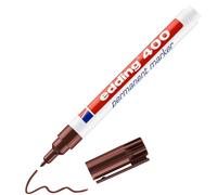 edding 400 marcador permanente - marrón - 1 rotulador - punta fina redonda 1 mm