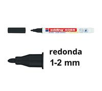 EDDING 4085SW - Marcador de tiza, 1-2 mm, negro