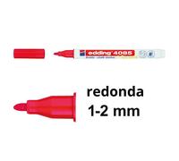 EDDING 4085RT - Marcador de tiza, 1-2 mm, rojo