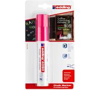 Edding 4090-1-69 - Blíster Marcador para Vidrio - Punta Biselada 4-15mm - Rosa Neón