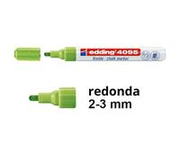edding Marcador de tiza 4095HGN – punta 2-3 mm – verde claro