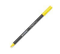 edding 4200 rotulador con punta de pincel para porcelana - amarillo - 1 rotulador - punta de pincel de 1-4mm - para pintar y decorar cerámica - tinta resistente a la luz y lavavajillas, secado rápido