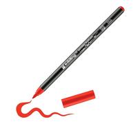 edding 4200 rotulador con punta de pincel para porcelana - rojo - 1 rotulador - punta de pincel de 1-4 mm - para pintar y decorar cerámica - tinta resistente a la luz y lavavajillas, secado rápido
