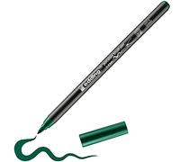 edding 4200 rotulador con punta de pincel para porcelana - verde - 1 rotulador - punta de pincel de 1-4 mm - para pintar y decorar cerámica - tinta resistente a la luz y lavavajillas, secado rápido