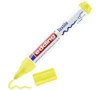 edding Rotulador textil Nº 4500 punta 2-3 mm amarillo fluorescente resistente a lavados 60 °C