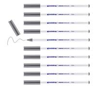 edding 4600 rotulador textil - gris - caja de 10 - punta redonda de 1 mm - rotuladores textiles permanentes para dibujar en tejidos, resistentes a lavados de hasta 60 °C - rotulador para tela