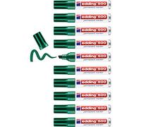 Rotulador edding marcador permanente 500 verde -punta biselada 7 mm