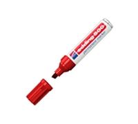 Edding 500 Rotulador Permanente Rojo Punta Biselada 2-7mm