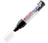 edding 5000 marcador acrílico de trazo grueso - negro - 1 rotulador acrílico resistente al agua - punta biselada ancha 5-10 mm - pintura acrílica para lienzo, papel kraft, madera y piedra