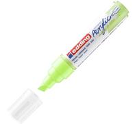 edding 5000 marcador acrílico de trazo grueso - verde pastel - 1 rotulador acrílico resistente al agua - punta biselada ancha 5-10 mm - pintura acrílica para lienzo, papel kraft, madera y piedra