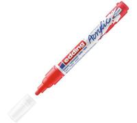 edding 5100 marcador acrílico de trazo medio - rojo - 1 rotulador acrílico resistente al agua - punta redonda 2-3 mm - pintura acrílica para lienzo, papel kraft, madera y piedra