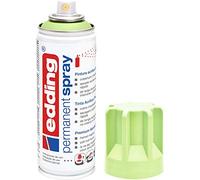 edding 5200 spray permanente - verde pastel mate - 200 ml - pintura acrílica para pintar y decorar vidrio, metal, madera, cerámica, plástico, lienzo - aerosol, spray acrílico, spray de pintura