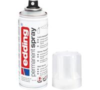 edding 5200 spray permanente de laca transparente - transparente mate - 200 ml - spray de pintura acrílica con acabado mate - para sellar y proteger la pintura - pintura acrílica transparente