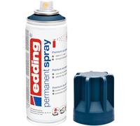 edding 5200 spray permanente - azul noche elegante mate - 200 ml - pintura acrílica para pintar y decorar vidrio, metal, madera, cerámica, plástico, lienzo - aerosol, spray acrílico, spray de pintura