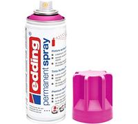 edding 5200 spray permanente - magenta mate - 200 ml - pintura acrílica para pintar y decorar vidrio, metal, madera, cerámica, plástico, lienzo - aerosol, spray acrílico, spray de pintura