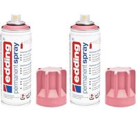 Edding 5200 spray permanente - malva noble mate - 200 ml - pintura acrílica para pintar y decorar vidrio, metal, madera, cerámica, plástico, lienzo - aerosol, spray acrílico, spray de pintura