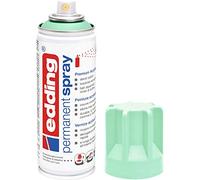 edding 5200 spray permanente - neo menta - 200 ml - pintura acrílica para pintar y decorar vidrio, metal, madera, cerámica, plástico, lienzo - aerosol, spray acrílico, spray de pintura