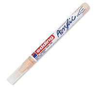 edding 5300 marcador acrílico de trazo fino - beis - 1 rotulador acrílico resistente al agua - punta redonda 1-2 mm - pintura acrílica para lienzo, papel kraft, madera y piedra