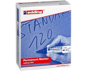 Edding 550 Caja 10 Rotuladores Permanentes Azul