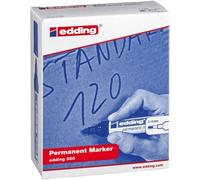 Rotulador edding punta fibra permanente 550 rojo n.2 -punta redonda recargable