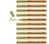 Rotulador edding punta fibra 750 oro punta redonda 2-4 mm