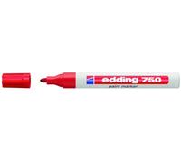 Edding 750 0paco Punta Tipo Bala Marcador Pintura - Rojo, 10