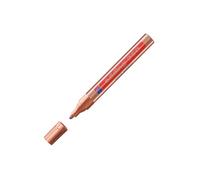 edding 750 marcador de tinta opaca brillante - cobre - 1 rotulador - punta redonda 2-4 mm - rotulador brillante efecto lacado para vidrio, piedras, madera, plástico, papel - color permanent