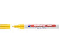 Edding 750 rotulador de tinta opaca amarillo, punta redonda 2-4 mm