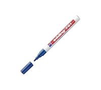 Edding 751-003 - Caja con 10 Marcadores de Tinta Opaca - Punta Redonda de 1-2mm - Azul