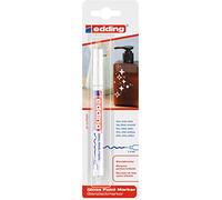Edding 751/1-049 - Blíster con 1 Rotulador Permanente Tinta Opaca Brillante - Blanco