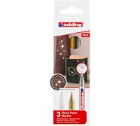 edding Marcador 751 opaco brillante – 5 (blanco, negro, oro, plata, cobre) – punta 1–2 mm