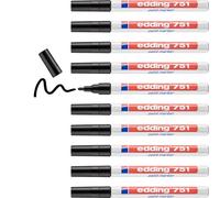 Edding Marker Fiber Tip 751 Negro Punta redonda 1-2 mm