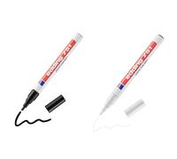 Rotulador edding punta fibra 751 blanco punta redonda 1-2 mm