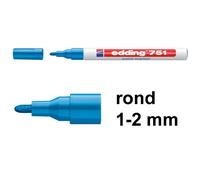 Edding 751 Rotulador de tinta opaca | 1-2 mm | punta redonda | azul claro