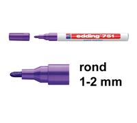 Edding 751 Rotulador de tinta opaca | 1-2 mm | punta redonda | morado