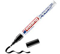 edding 753 marcador de tinta opaca brillante para caligrafía - negro - x1 - punta caligrafía 1-2,5 mm - vidrio, piedra, plástico, papel - resistente al agua, opaco - bullet journal, escritura a mano
