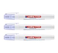 Edding 7700 - Lote de 3 bolígrafos correctores (punta metálica, 1-2 mm)