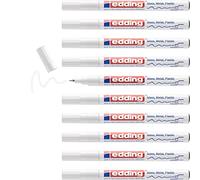 Edding 780 Cr Esmalte Rotulador - (Paquete de 10) - Blanco