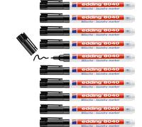 edding 8040 laundry marker - black - box of 10 - round nib 1 mm - textile marker