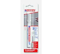 Edding 8200 - Marcador de lechada para cuidado y reparación, color gris plateado