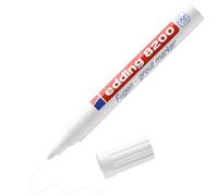 edding 8200 marcador para juntas - blanco - 1 rotulador - punta redondeada 2-4 mm - reparador para juntas sucias - resistente al agua, altamente opaco, secado rápido - para cocinas y baños