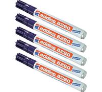 Edding 8280 - Rotulador especial Securitas UV de luz ultravioleta, 1,5 - 3 mm, transparente, color UV Marker 5er Pack