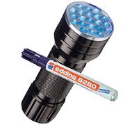 Edding 8280 - Rotulador especial Securitas UV de luz ultravioleta, 1,5 - 3 mm, transparente, UV Marker + UV Lampe, Einzeln