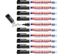 Edding Marcador para CD/DVD 8400 Permanente línea 0,75 mm Negro Pack de 10