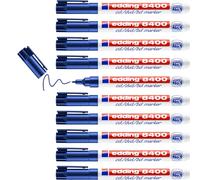 edding 8400-10 Marcadores para CD/DVD/BD - Azul - Punta Fina y Redonda de 0.5-1 mm