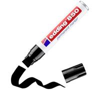 Edding 850-1 Marcador Permanente - Negro - Punta biselada 5-15 mm